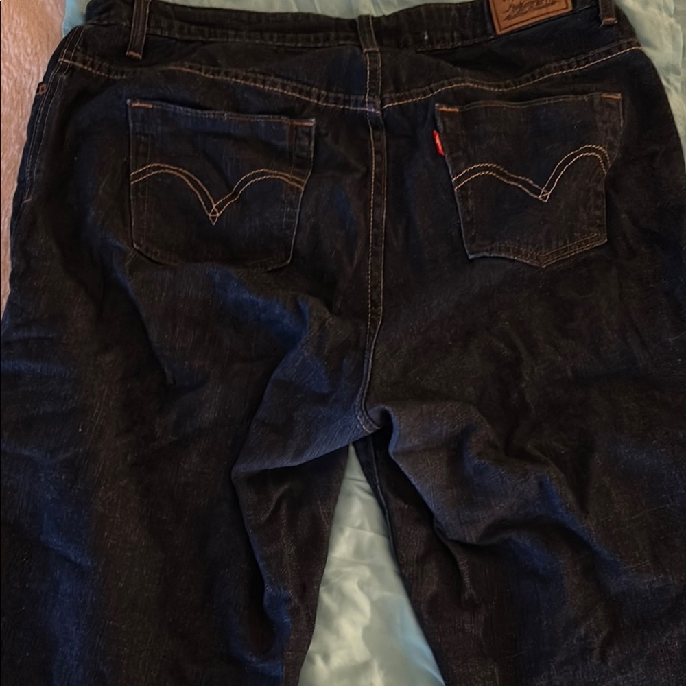 Levi's Dark Blue Jean Shorts